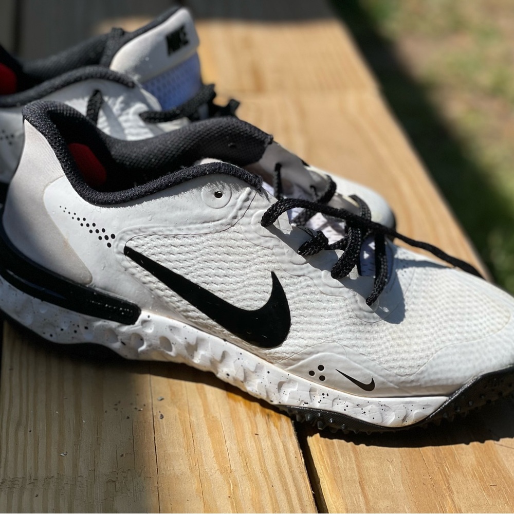 Nike White and Black Athletic Shoes